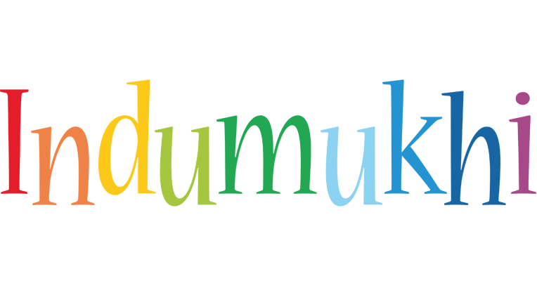 Indumukhi birthday logo