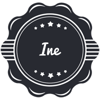 Ine badge logo