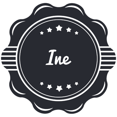 Ine badge logo