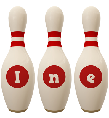 Ine bowling-pin logo