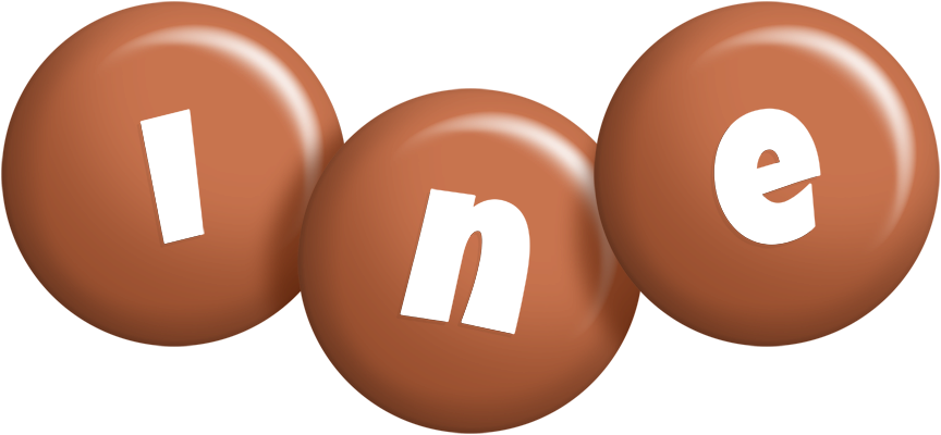 Ine candy-brown logo