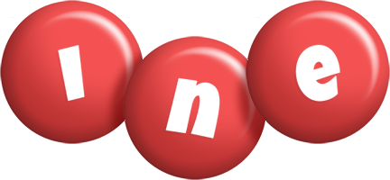 Ine candy-red logo
