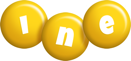 Ine candy-yellow logo