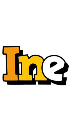 Ine cartoon logo