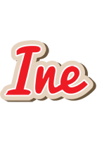 Ine chocolate logo
