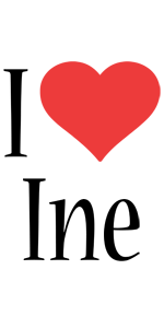 Ine i-love logo