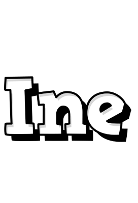 Ine snowing logo