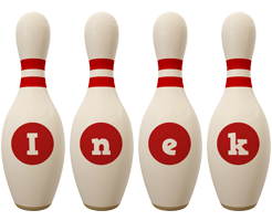 Inek bowling-pin logo