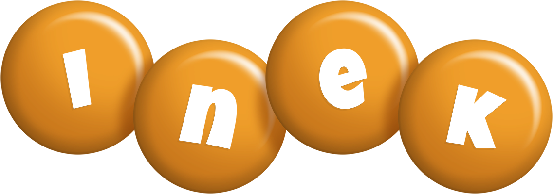 Inek candy-orange logo
