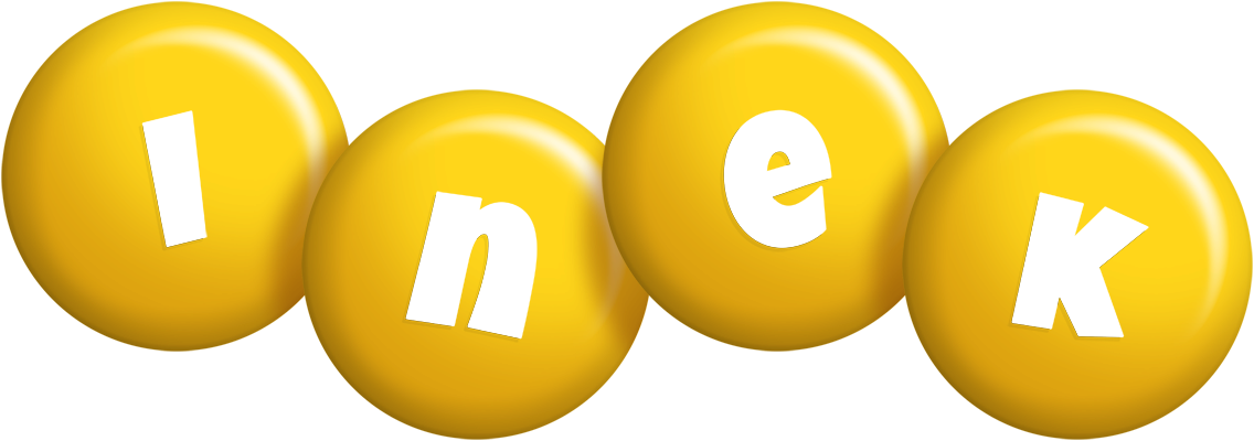 Inek candy-yellow logo