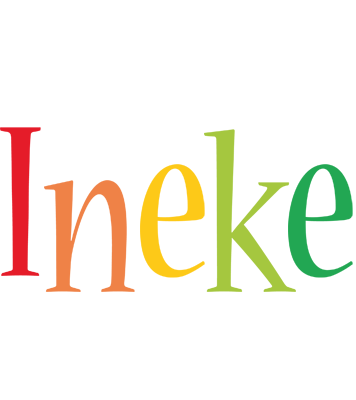 Ineke birthday logo
