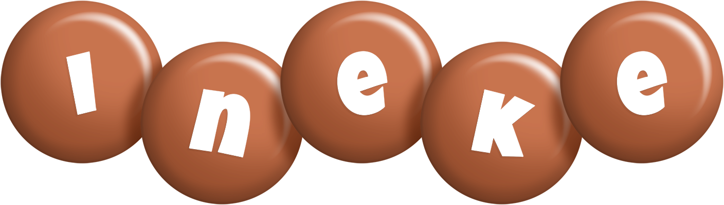 Ineke candy-brown logo