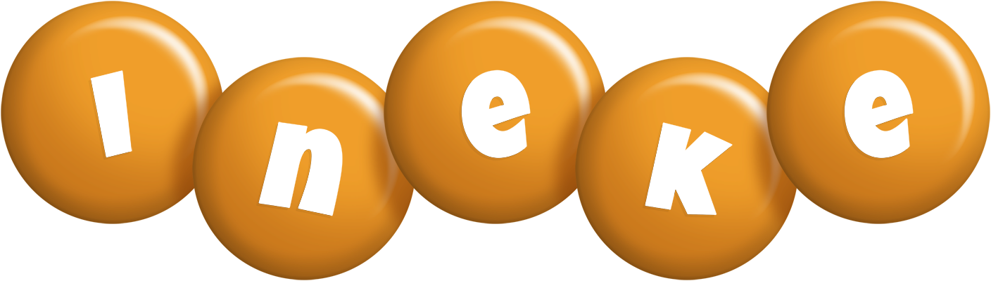 Ineke candy-orange logo