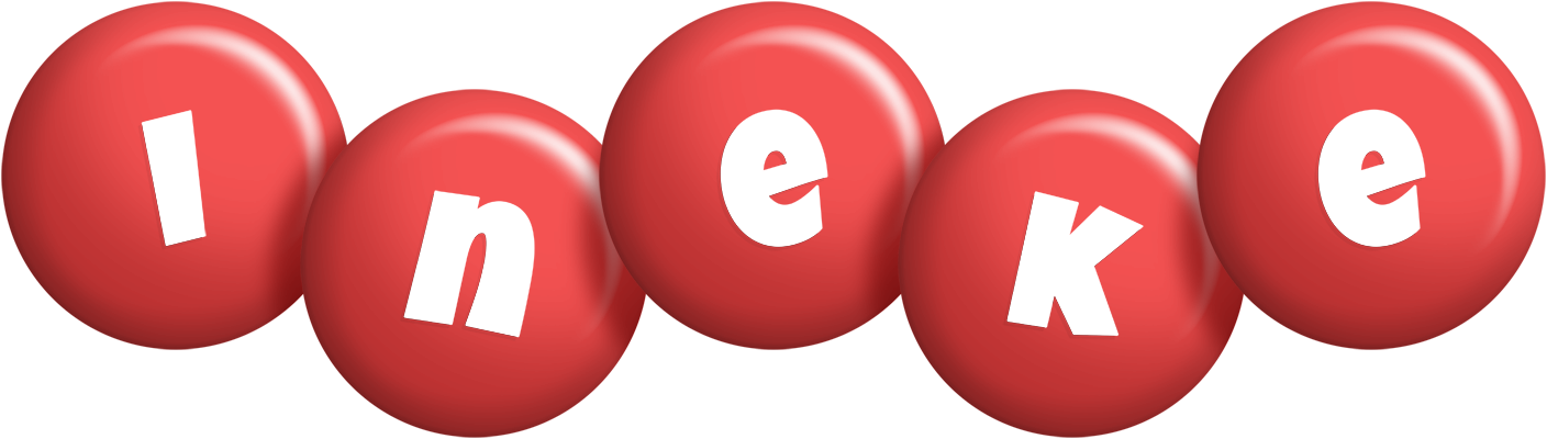 Ineke candy-red logo