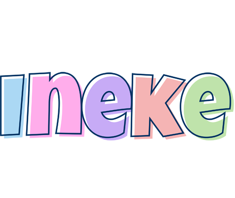 Ineke pastel logo