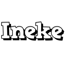 Ineke snowing logo