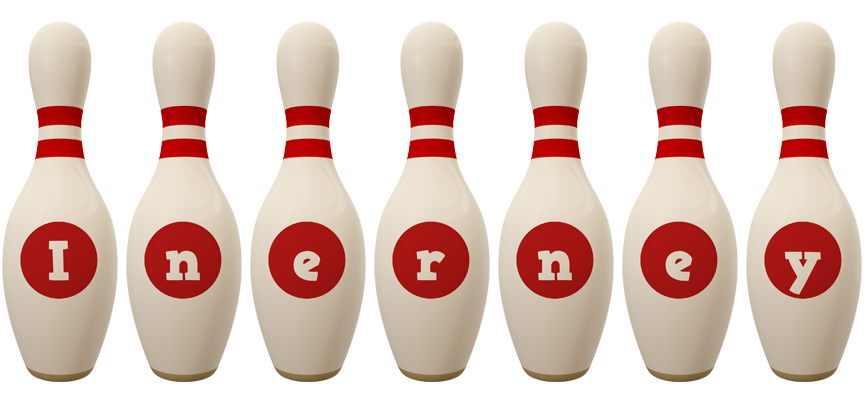 Inerney bowling-pin logo