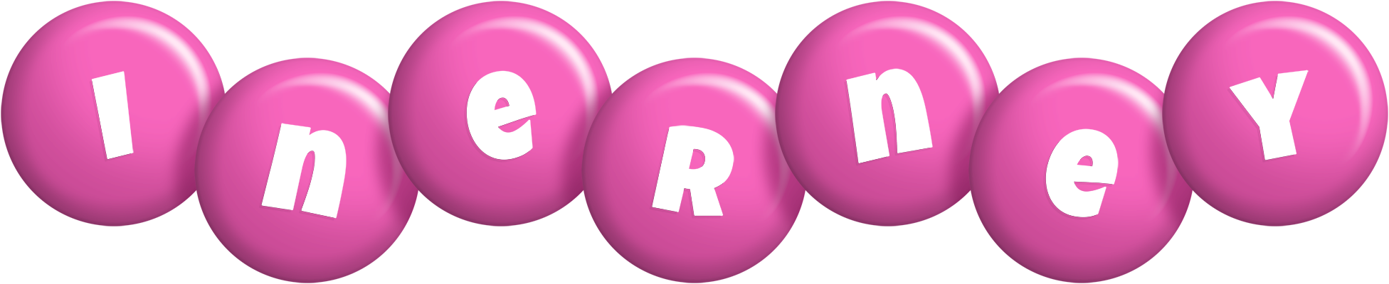 Inerney candy-pink logo