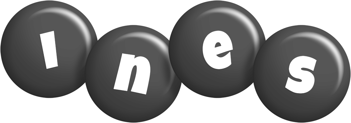 Ines candy-black logo