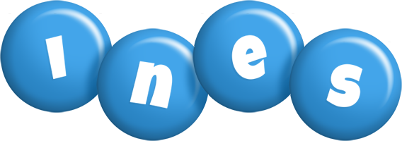 Ines candy-blue logo