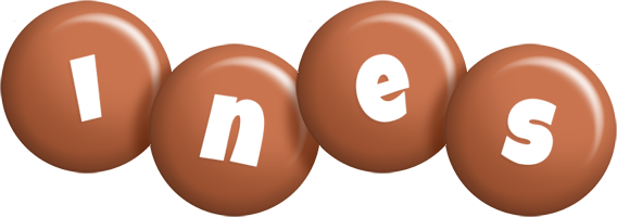 Ines candy-brown logo