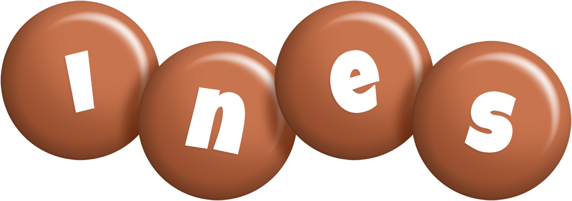 Ines candy-brown logo