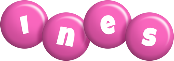 Ines candy-pink logo