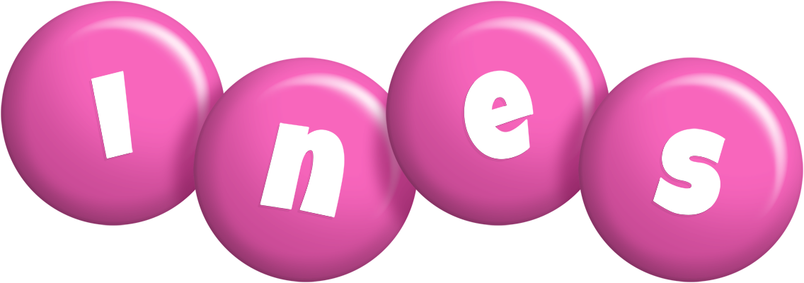 Ines candy-pink logo