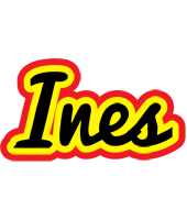 Ines flaming logo