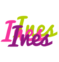 Ines flowers logo