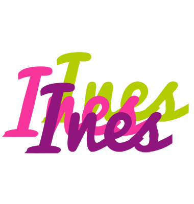 Ines flowers logo