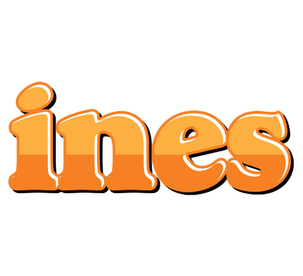 Ines orange logo