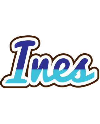Ines raining logo
