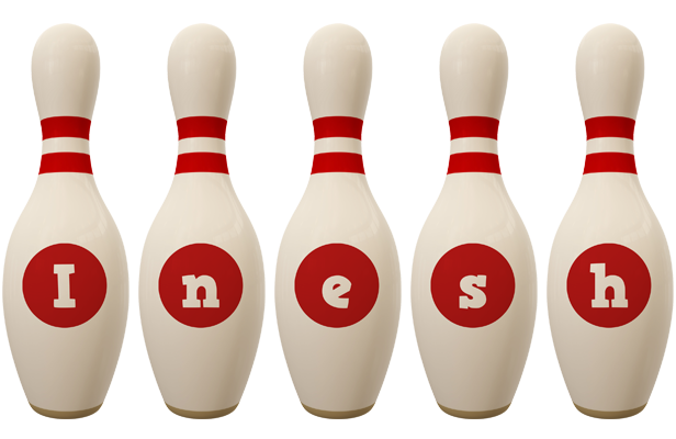 Inesh bowling-pin logo