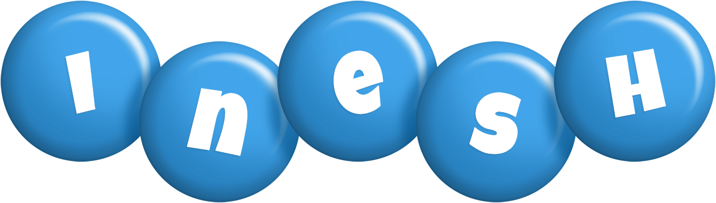 Inesh candy-blue logo