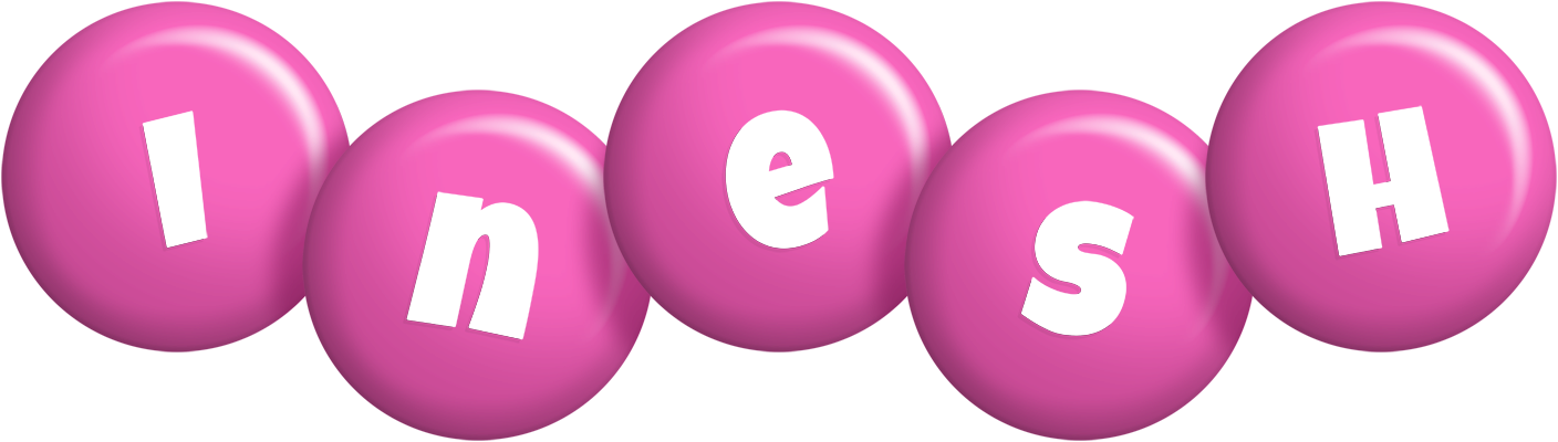 Inesh candy-pink logo