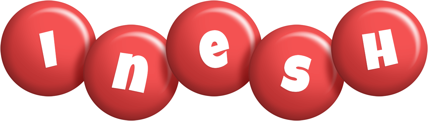 Inesh candy-red logo