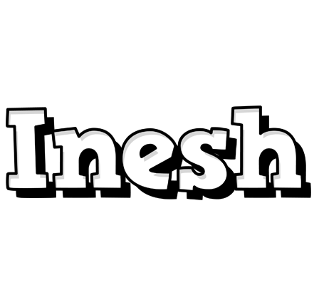 Inesh snowing logo