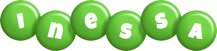 Inessa candy-green logo