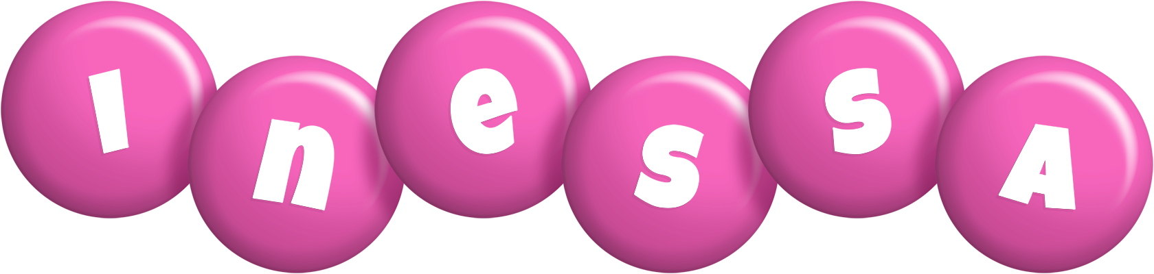 Inessa candy-pink logo