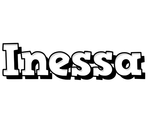 Inessa snowing logo