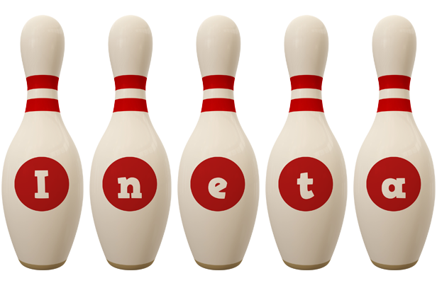 Ineta bowling-pin logo