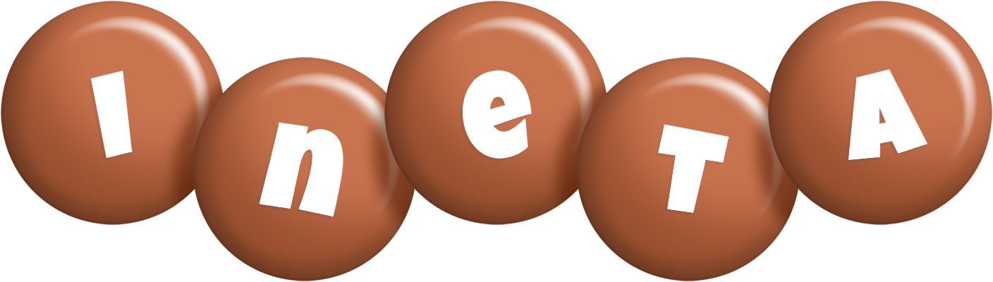 Ineta candy-brown logo