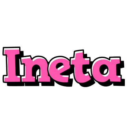 Ineta girlish logo