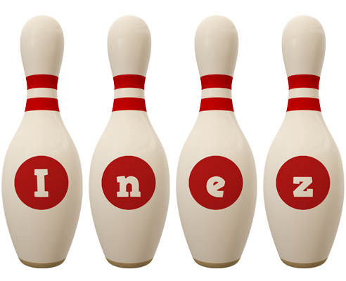 Inez bowling-pin logo