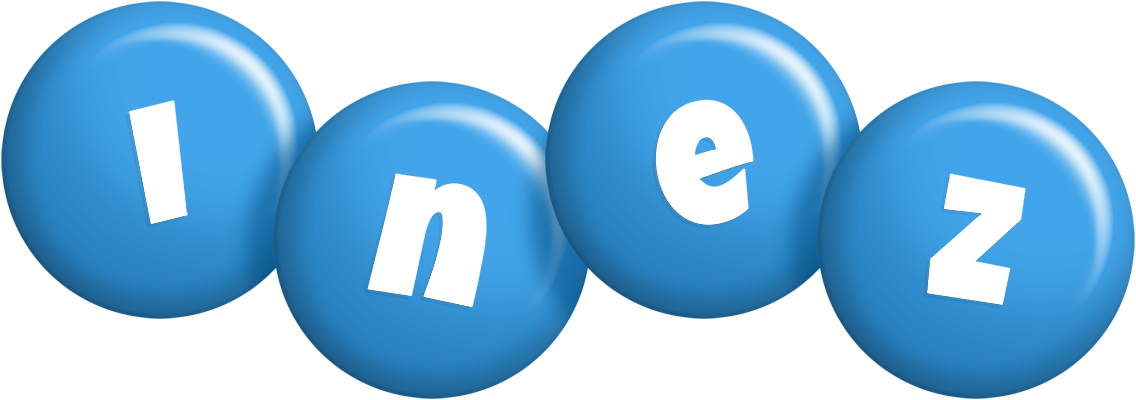 Inez candy-blue logo