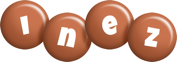 Inez candy-brown logo