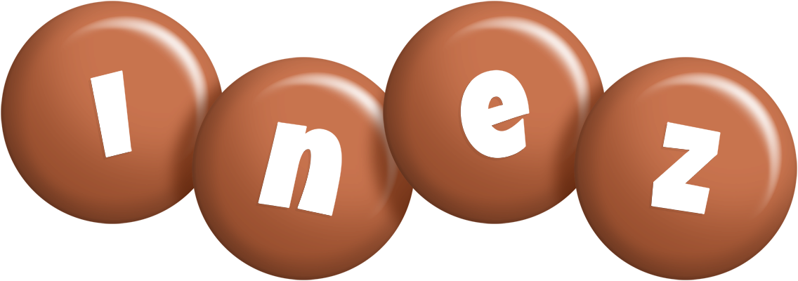 Inez candy-brown logo