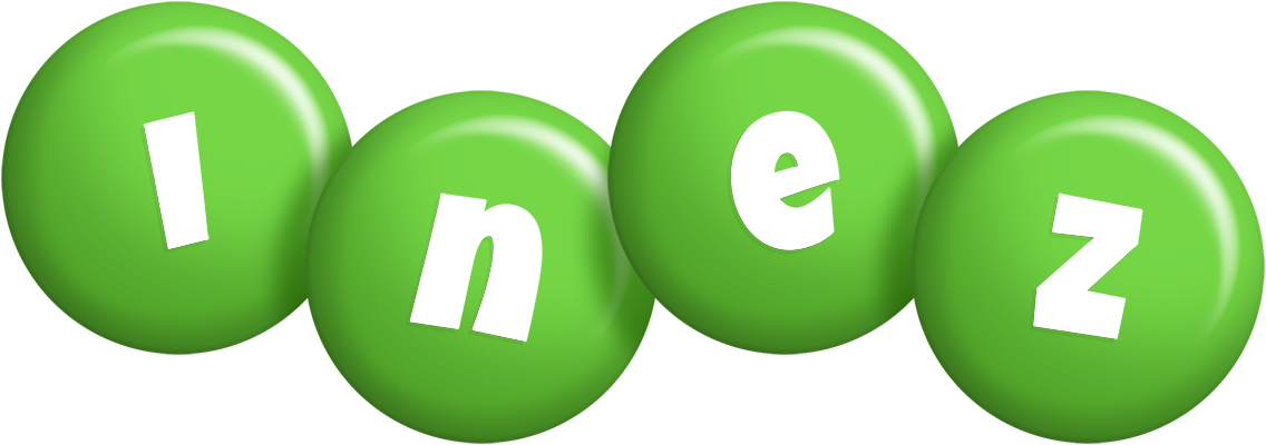 Inez candy-green logo