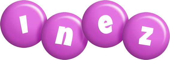 Inez candy-purple logo